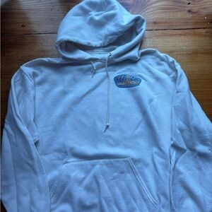 White Pullover Hoodie - Men's